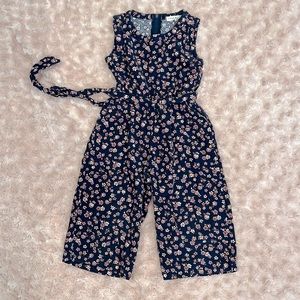 Girls Corduroy Floral Romper Jumper Onesie 2T